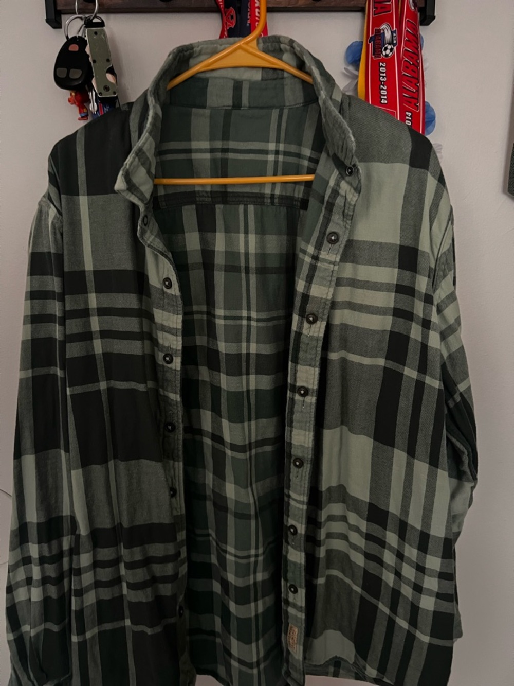 Telluride Clothing Company Dark/light green flannel